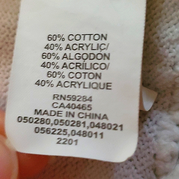 Crop cardi with lace applique front - Picture 4 of 6